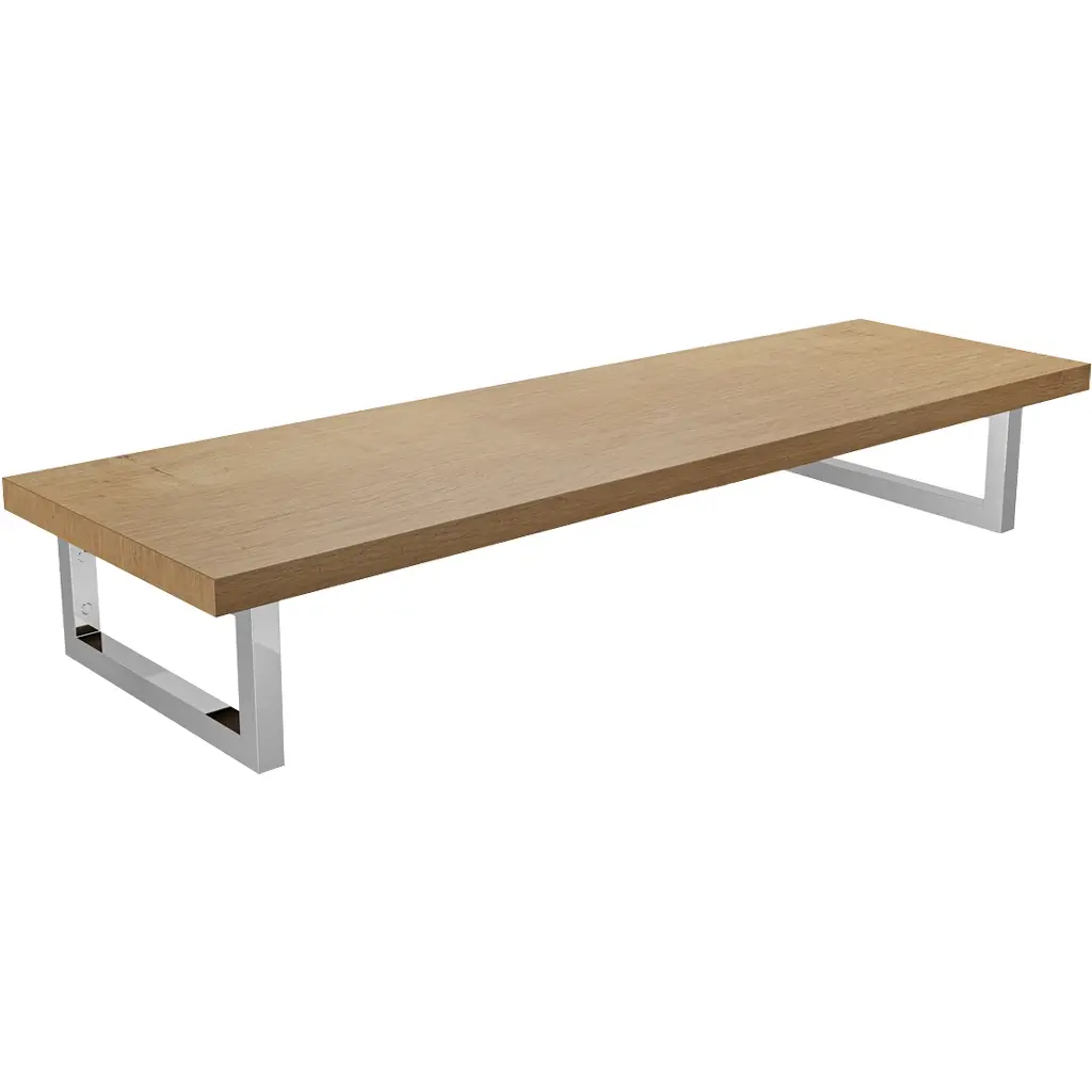 CERANO Deska pod umyvadlo Navira Pro + 2 konzole pod desku dub medový 100x3,6x46 CER-606084