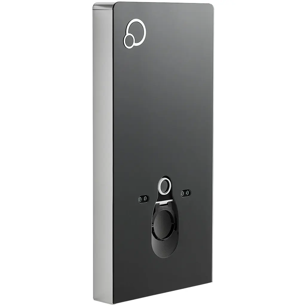 CERANO Splachovací modul pro WC závěsné předstěnová instalace černá matná 48,3x100 CER-654037