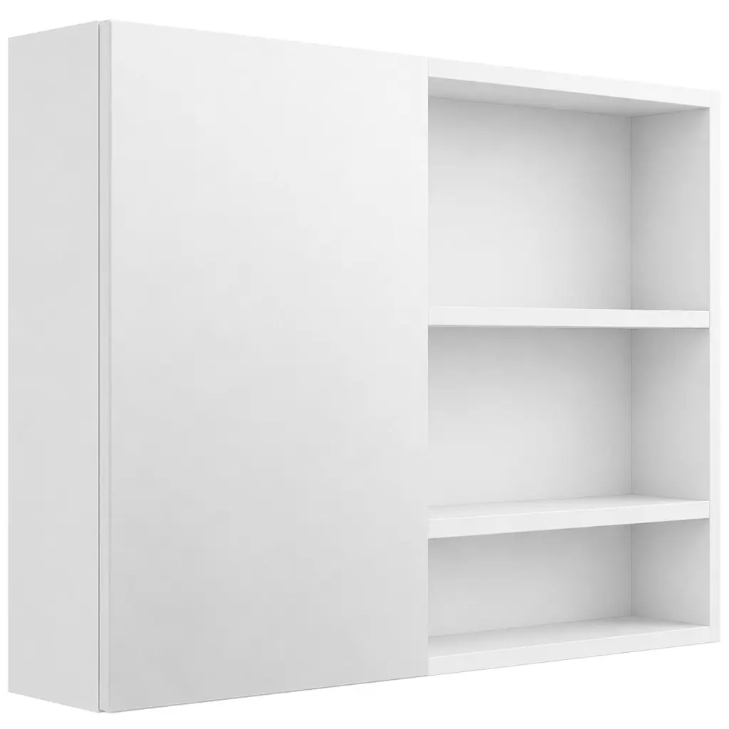 CERANO Koupelnová zrcadlová skříňka Orea bílá matná 100x65x15  CER-661924