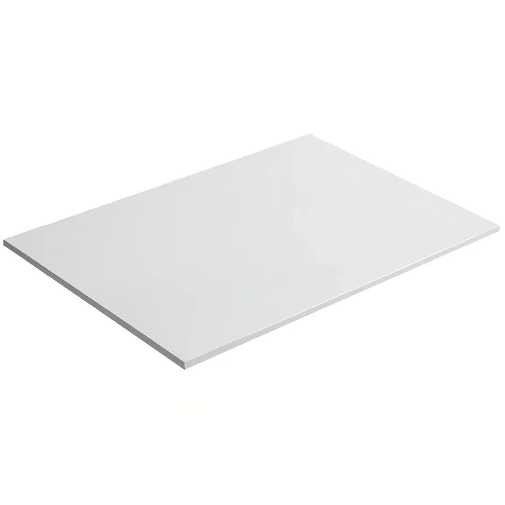 CERANO Koupelnová deska z lit. mramoru Elanys bílá matná 60x1,2x46 CER-662047