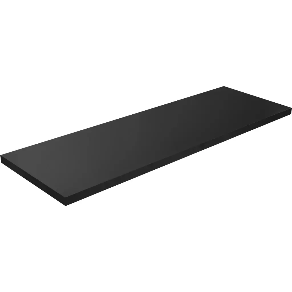 CERANO Deska pod umyvadlo Navira Pro černá matná 160x3,6x46 CER-663106
