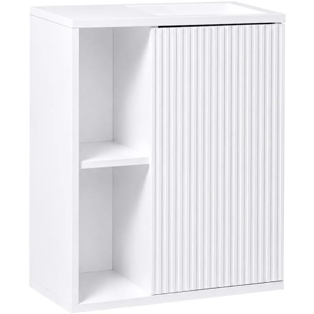 Umyvadlová skříňka pro WC Sofia - bílá matná - 49,5x62x25 cm