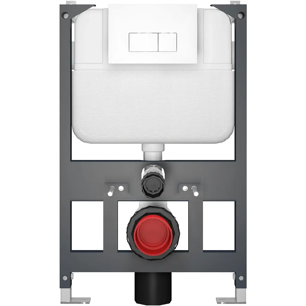 Modul Basic pro WC závěsné - nízký - předstěnová instalace/sádrokarton - 52,5x80 cm