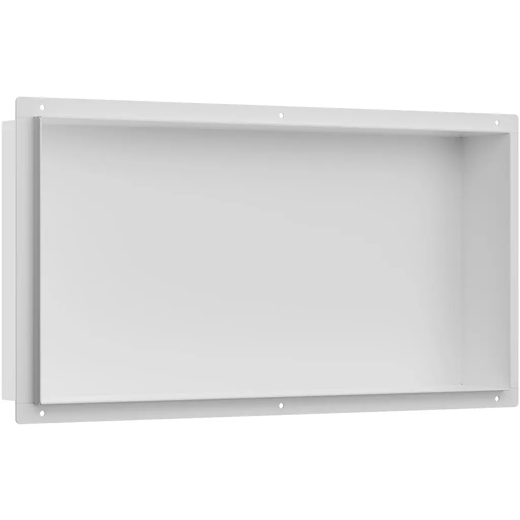 Zápustná polička/nika do obkladu - bílá matná - 60x30x10 cm