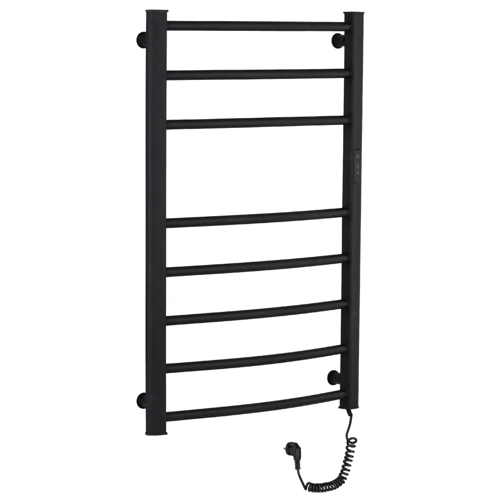 CERANO Elektrický sušák ručníků Luca, s displejem 128 W černá matná 860x550 mm LIV-EG-8-55