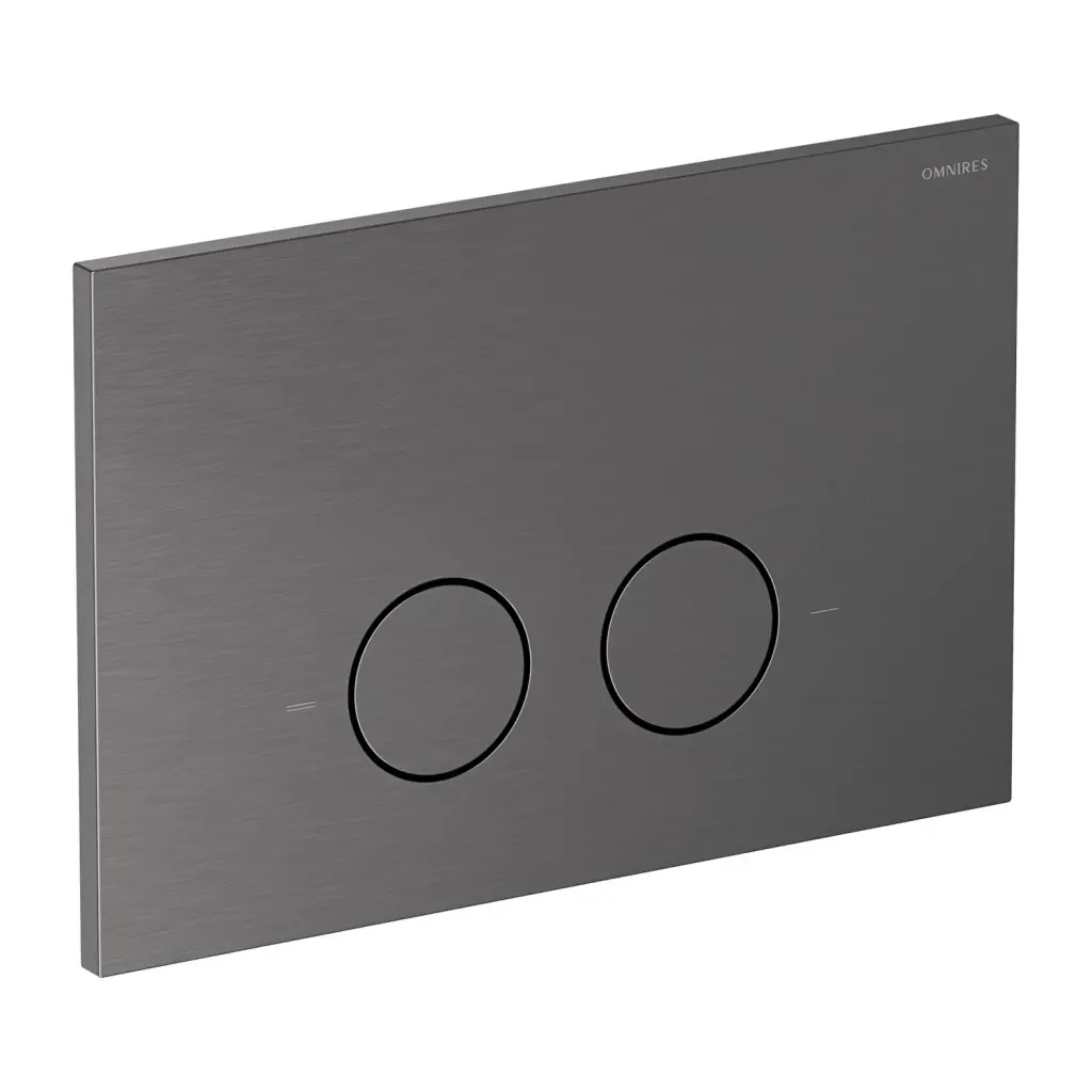 OMNIRES STEEL-R45 splachovací tlačítko z nerezové oceli, antracit broušený ST45PS1AT