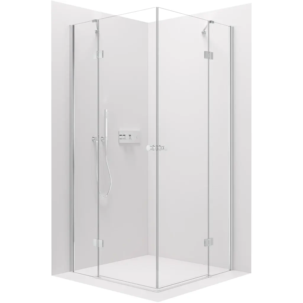 CERANO Sprchový kout Marino Duo L/P 6 mm chrom, transparentní sklo 120x110x190  pantový CER-480238