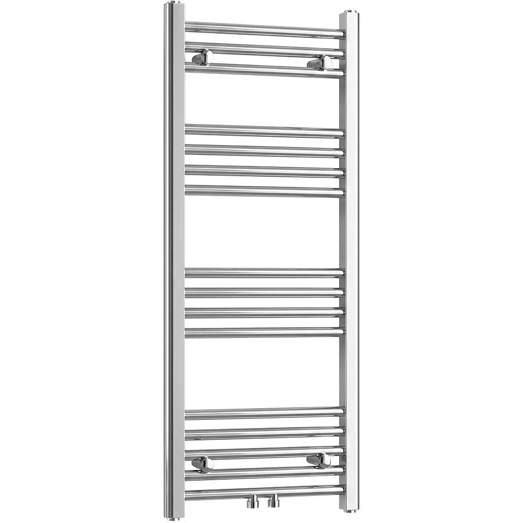 CERANO Koupelnový radiátor Benito středové připojení 50mm/boční 271 W chrom 1000x450 mm CER-481751