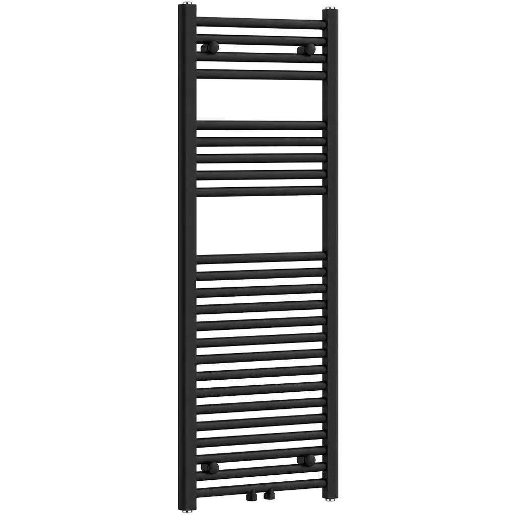 CERANO Koupelnový radiátor Benito středové připojení 50mm/boční 477 W černá matná 1200x450 mm CER-510889