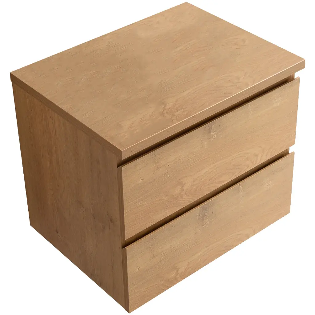 CERANO Koupelnová skříňka Carole + deska pod umyvadlo Navira Pro 36 mm dub medový 70x51,6x46  CER-668351