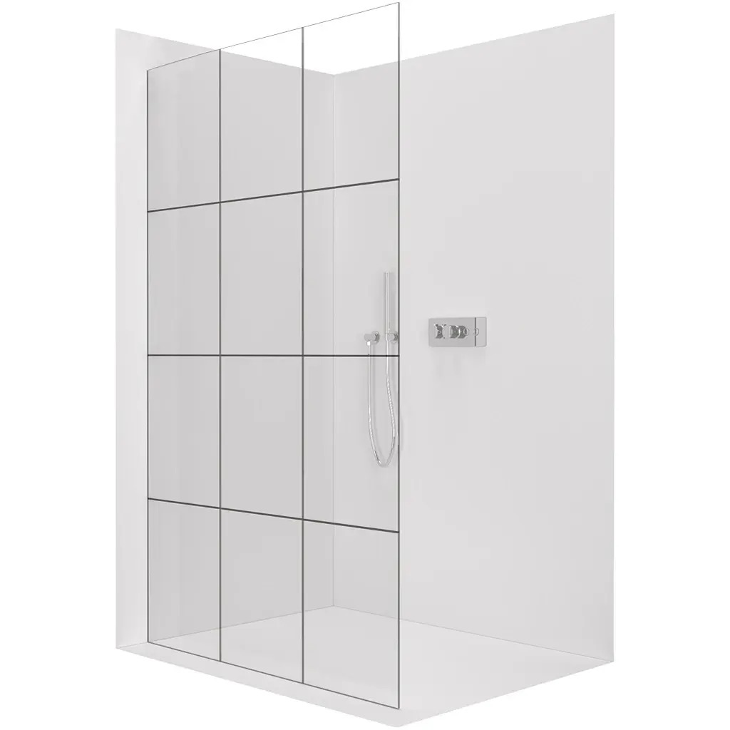 CERANO Sprchová zástěna Walk-in Crystal L/P 8 mm bezvzpěrový systém chrom, industriální sklo 160x200  CER-8050BD6675