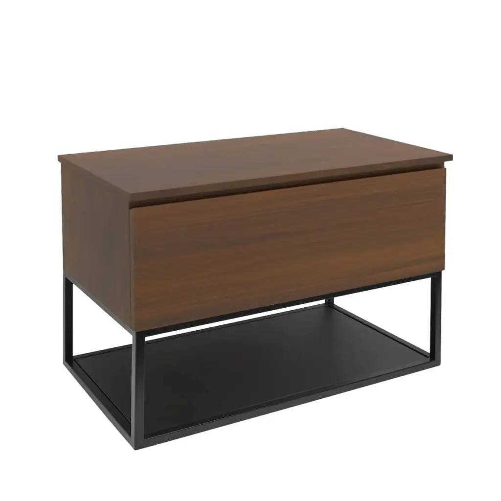 Koupelnová skříňka s krycí deskou SAT B-Way 99x30x45 cm ořech mat BWAY100NUTDESK BWAY100NUTDESK