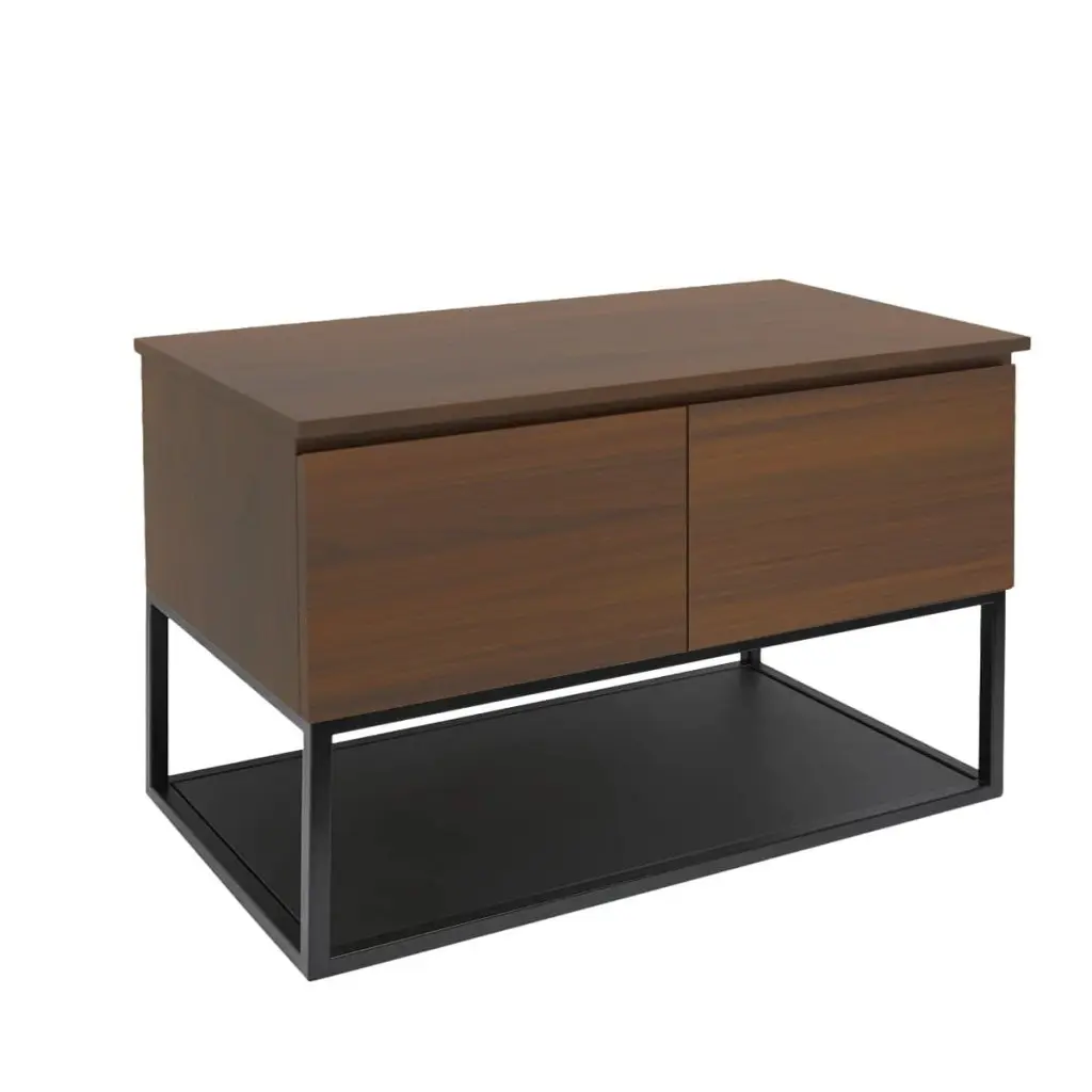 Koupelnová skříňka s krycí deskou SAT B-Way 119x30x45 cm ořech mat BWAY120NUTDESK BWAY120NUTDESK