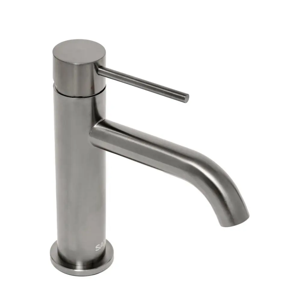 Umyvadlová baterie SAT Aurum bez výpusti broušený gun metal SATBAUR271BGM SATBAUR271BGM