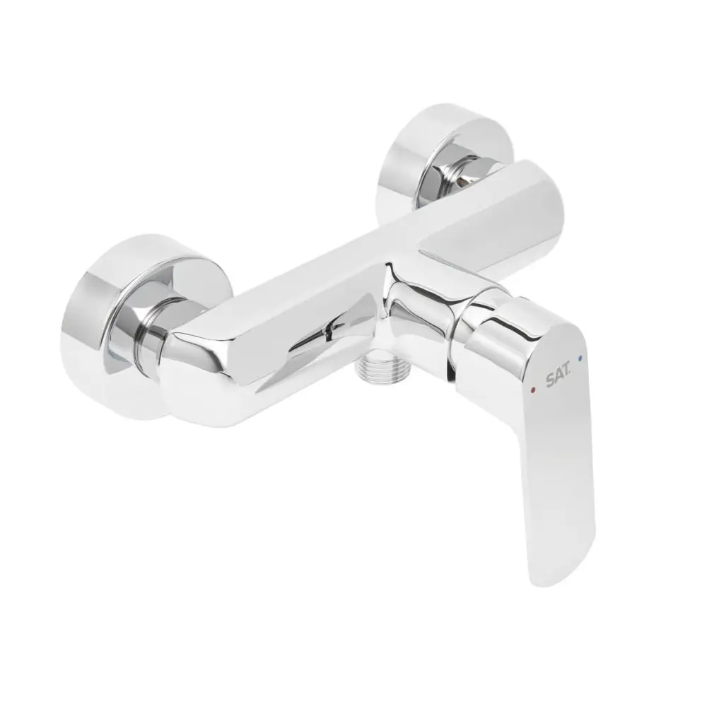 Sprchová baterie SAT Feel bez sprchového setu 150 mm chrom SATBSFEEL268 SATBSFEEL268