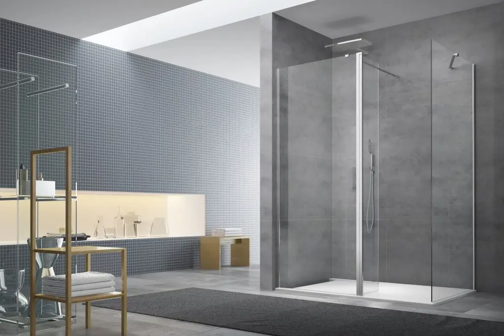 Sprchová zástěna Walk-in 100x90 cm SAT SATBWI10090PRROZ SATBWI10090PRROZ