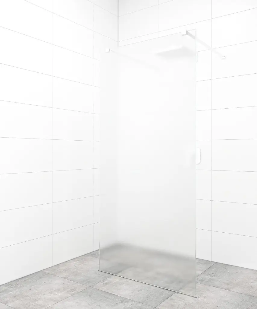 Sprchová zástěna Walk-in 100 cm SAT v barvě profilu bílá SATBWI100MSZAVB SATBWI100MSZAVB