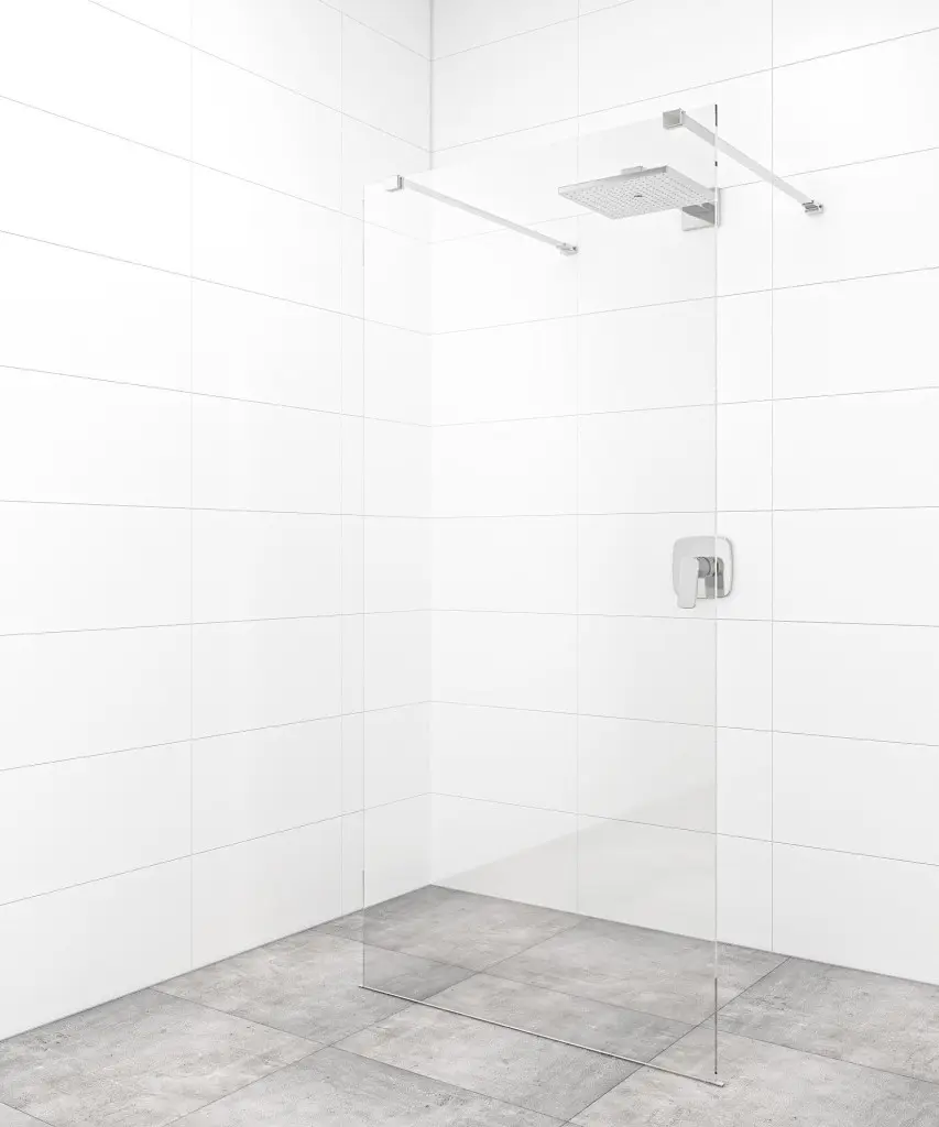 Sprchová zástěna Walk-in 100 cm SAT v barvě profilu chrom SATBWI100ZAV SATBWI100ZAV
