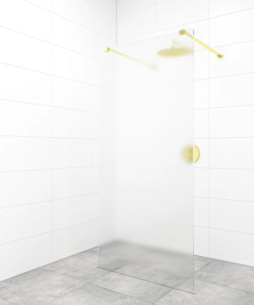 Sprchová zástěna Walk-in 110 cm SAT v barvě profilu zlatá SATBWI110MSZAVZ SATBWI110MSZAVZ