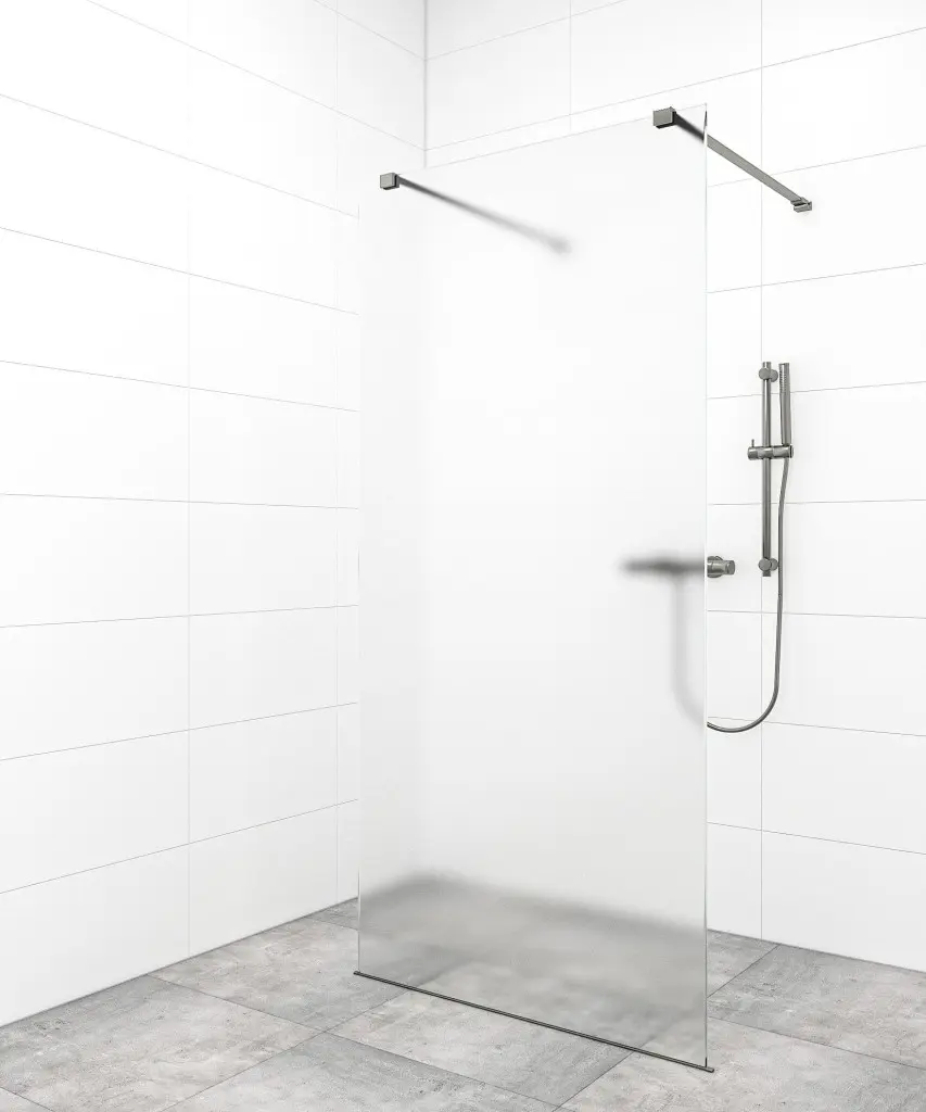 Sprchová zástěna Walk-in 120 cm SAT v barvě profilu Gun metal SATBWI120MSZAVGM SATBWI120MSZAVGM