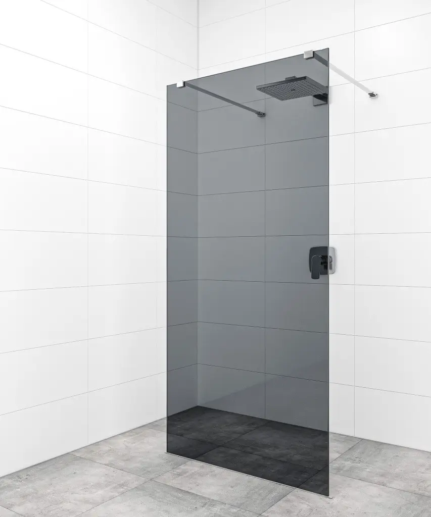 Sprchová zástěna Walk-in 90 cm SAT v barvě profilu chrom SATBWI90KSZAV SATBWI90KSZAV