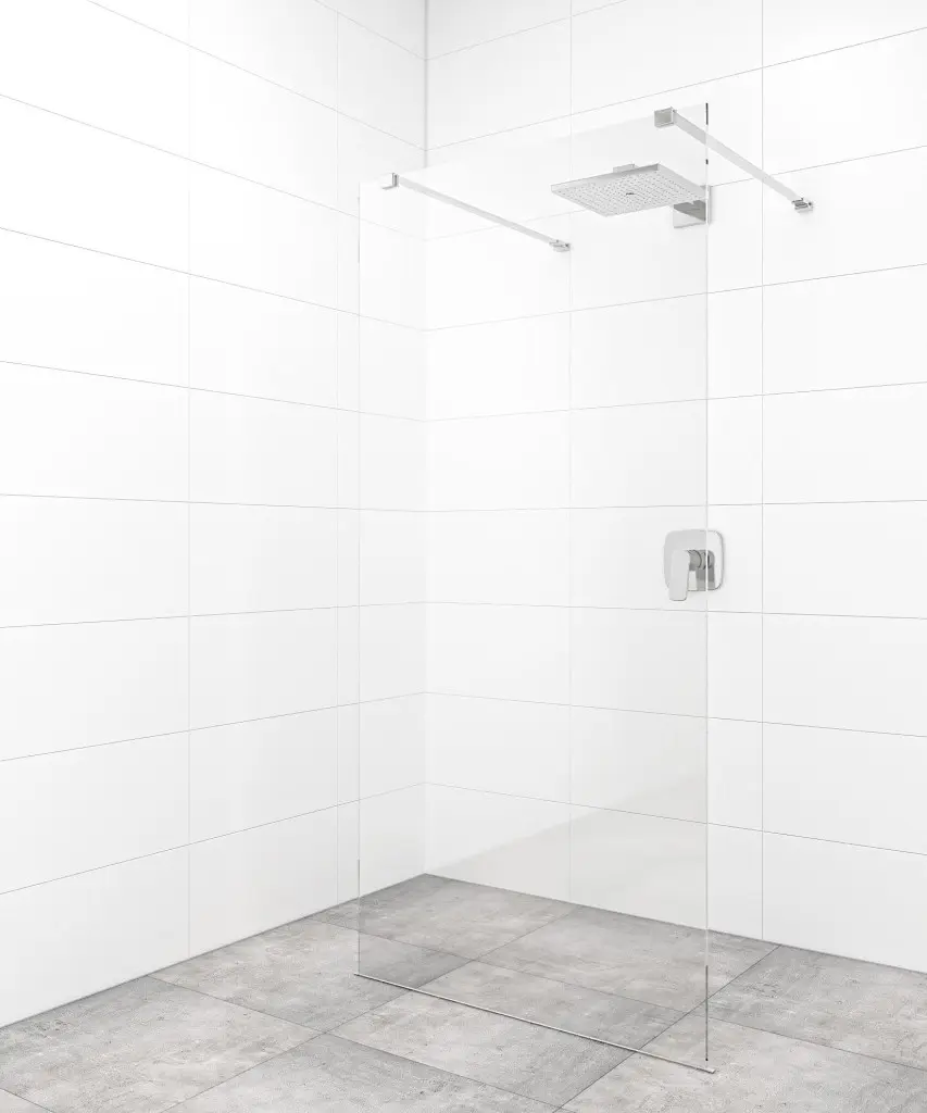 Sprchová zástěna Walk-in 90 cm SAT v barvě profilu chrom SATBWI90ZAV SATBWI90ZAV