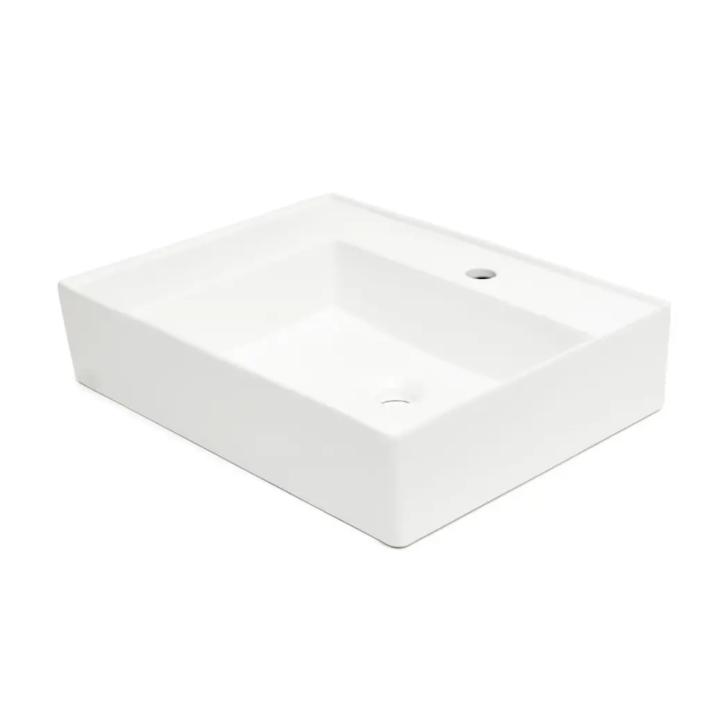 Umyvadlo SAT Cube Way 60x46 cm otvor pro baterii uprostřed SATCW6046L SATCW6046L