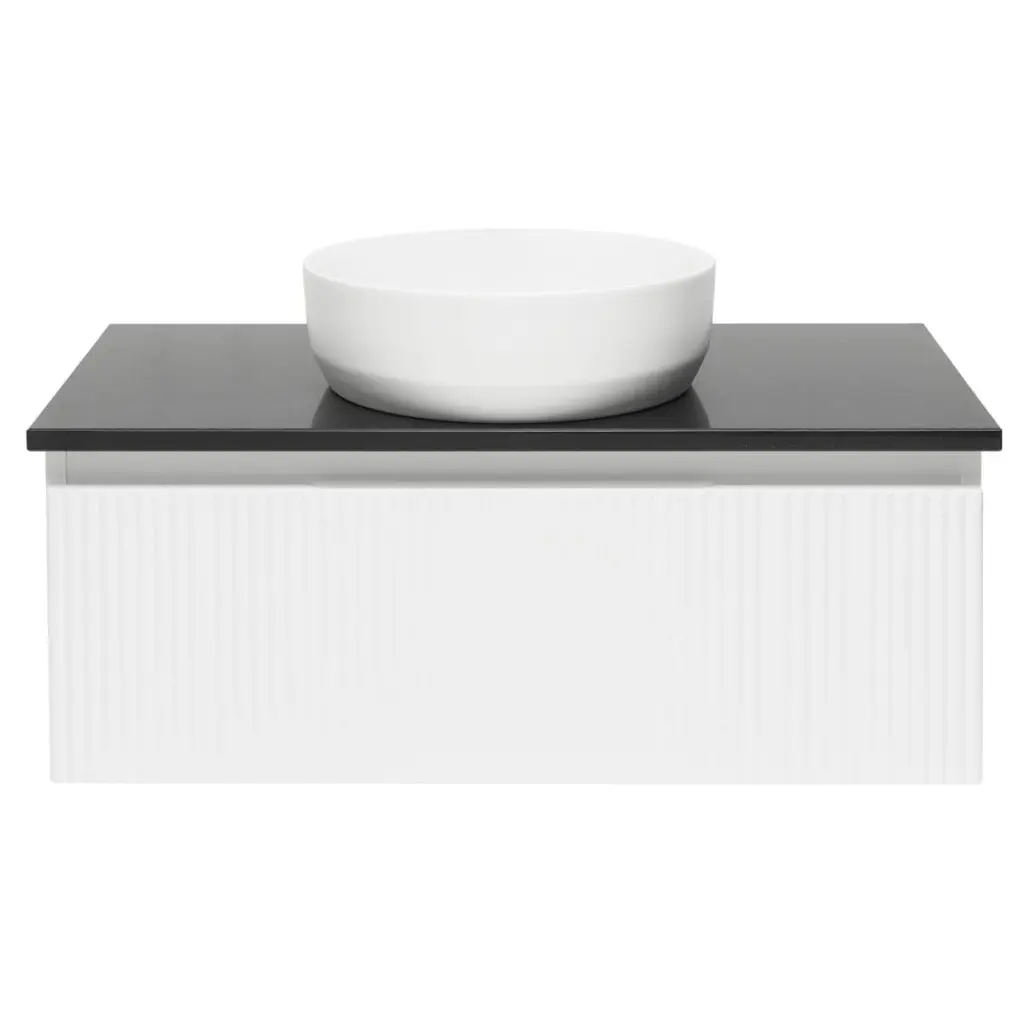 Koupelnová skříňka s deskou z umělého kamene SAT Evolution 98x30x44,8 cm bílá mat SATEVO100WMTK SATEVO100WMTK