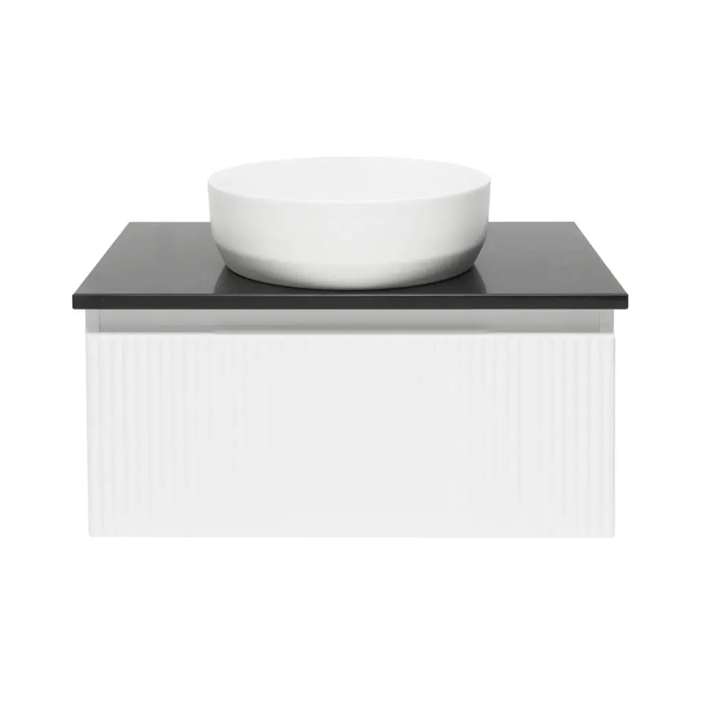 Koupelnová skříňka s žulovou deskou SAT Evolution 78x30x44,8 cm bílá mat SATEVO80WMZ SATEVO80WMZ