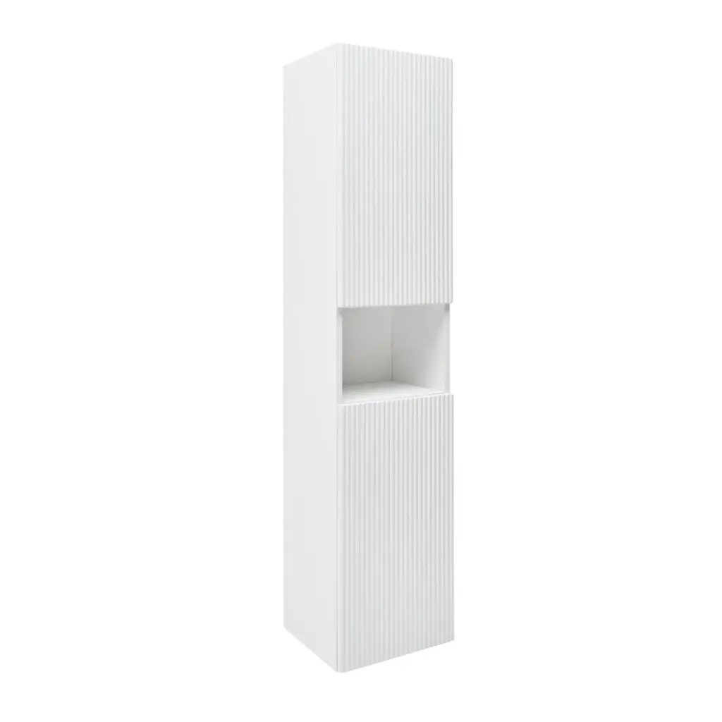 Koupelnová skříňka vysoká SAT Evolution 36x165x32 cm bílá matná mat SATEVOV36WM SATEVOV36WM