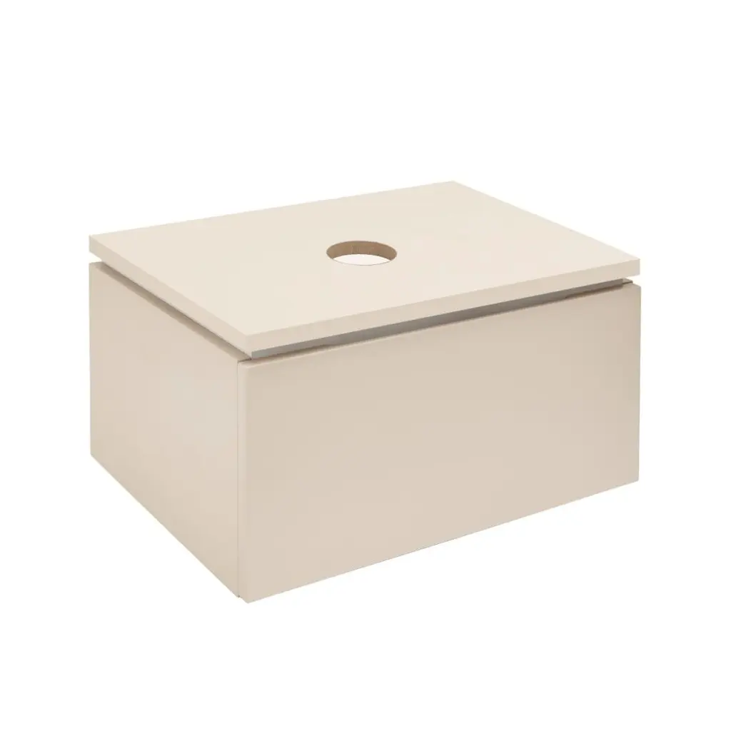 Koupelnová skříňka s krycí deskou SAT Feel 60x30x46 cm pískově béžová mat SATFEEL60BED SATFEEL60BED