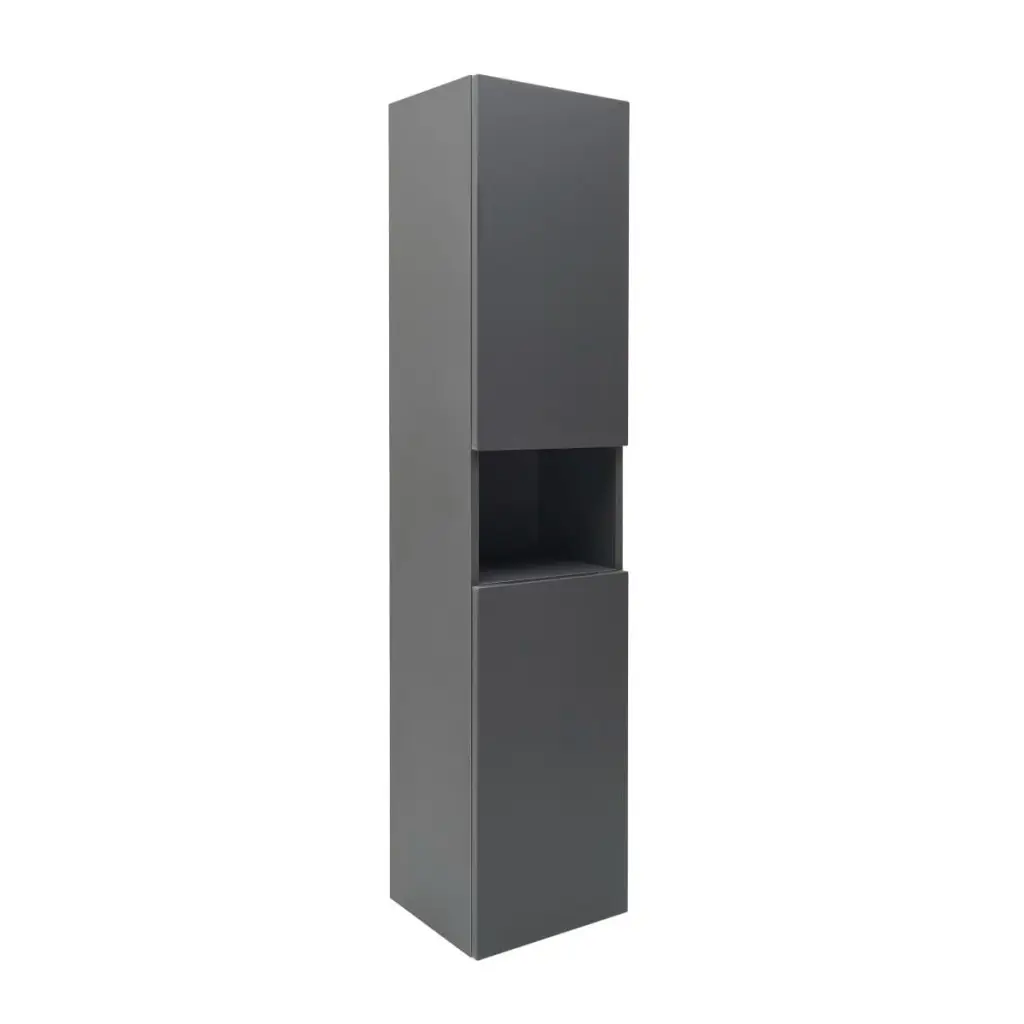 Koupelnová skříňka vysoká SAT Feel 36x165x32 cm antracit mat SATFEELV36ANT SATFEELV36ANT
