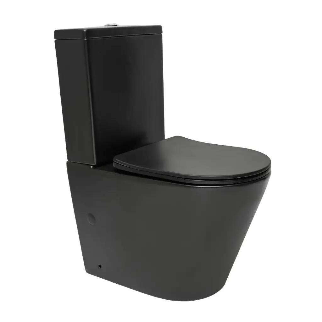 WC kombi komplet SAT Infinitio černá matná mat vario odpad SATINF031VPSNBKM SATINF031VPSNBKM