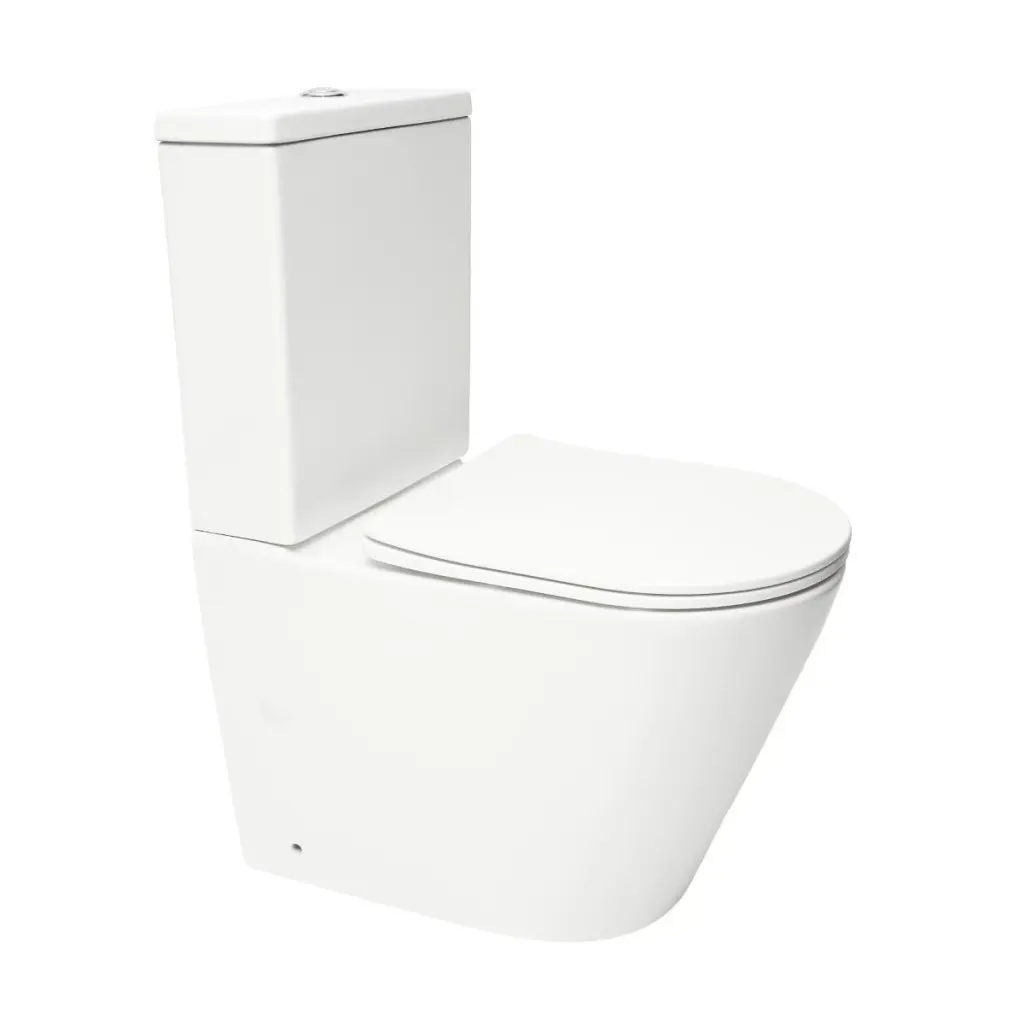 WC kombi komplet kombinovaný SAT Infinitio bílá matná mat vario odpad SATINF031VPSNWM SATINF031VPSNWM