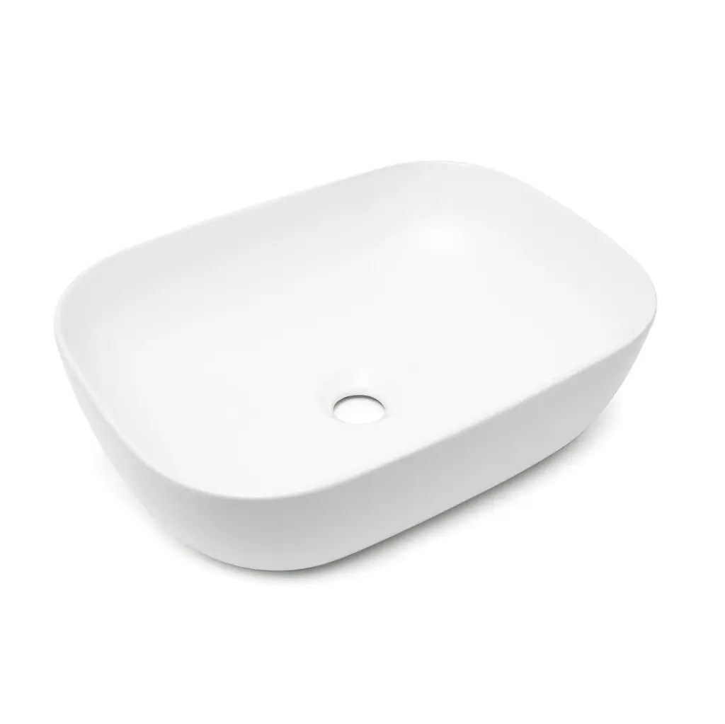 Umyvadlo na desku SAT Infinitio 45,5x32,5 cm mat bez přepadu SATINF4532M SATINF4532M