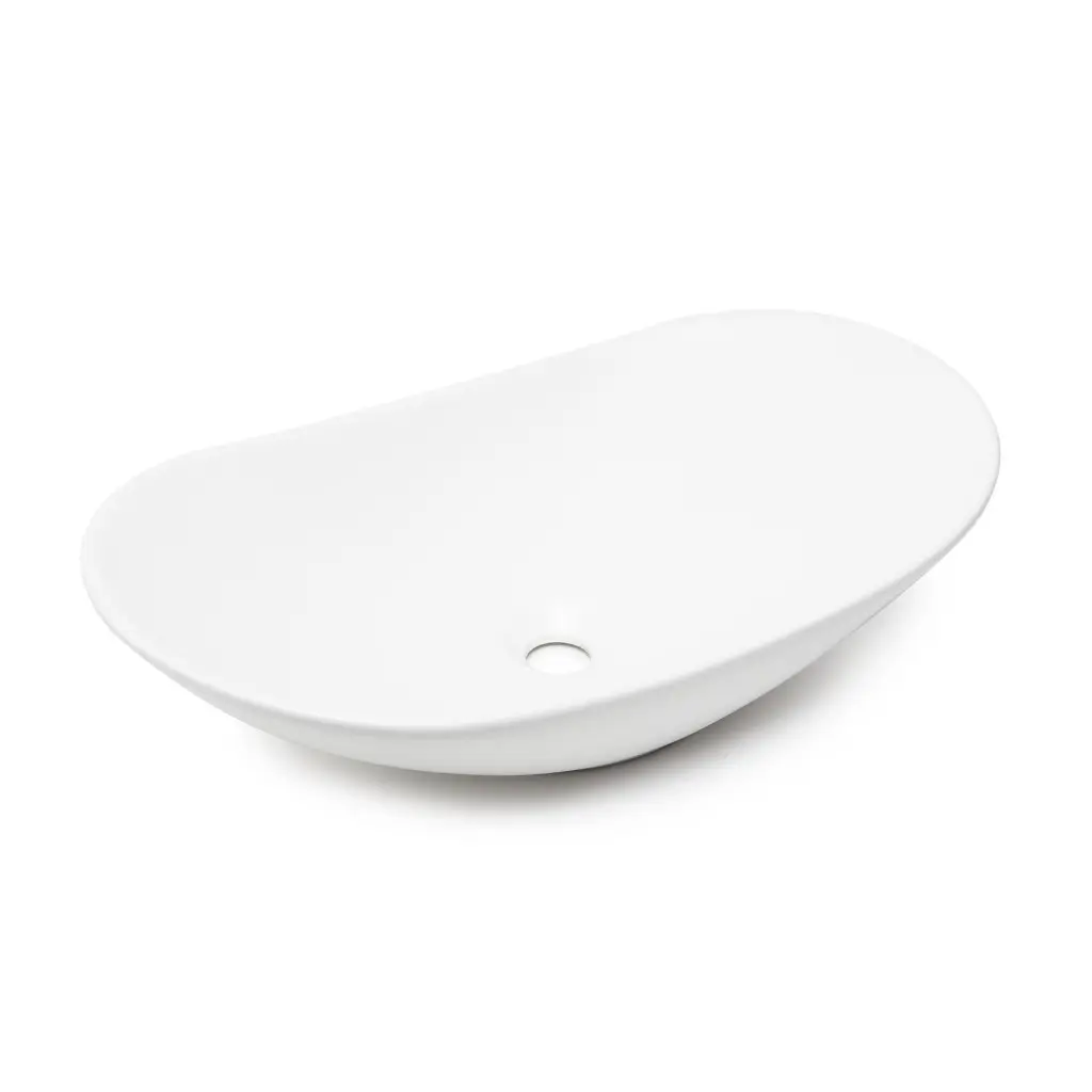 Umyvadlo na desku SAT Infinitio 61,5x36 cm mat bez přepadu SATINF61536M SATINF61536M