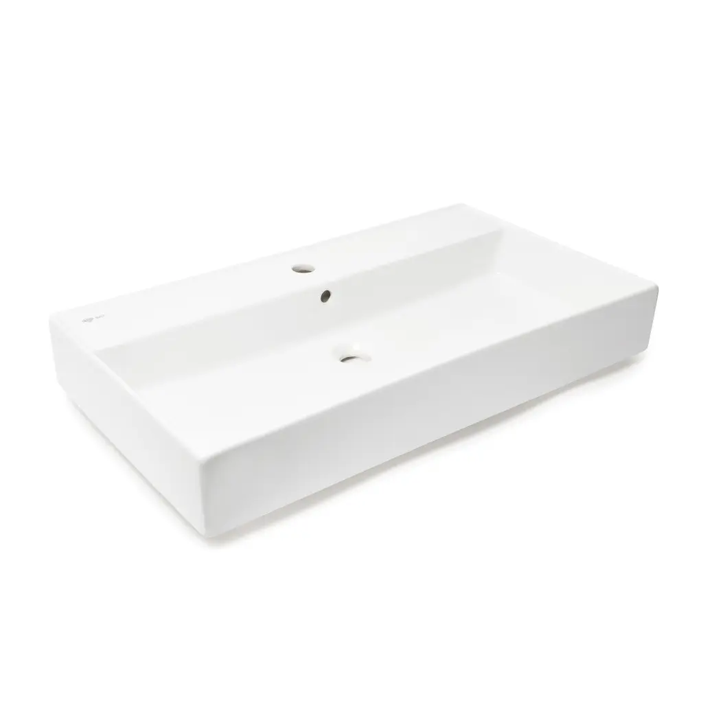 Umyvadlo SAT Infinitio 80,5x46,5 cm otvor pro baterii uprostřed SATINF8046 SATINF8046