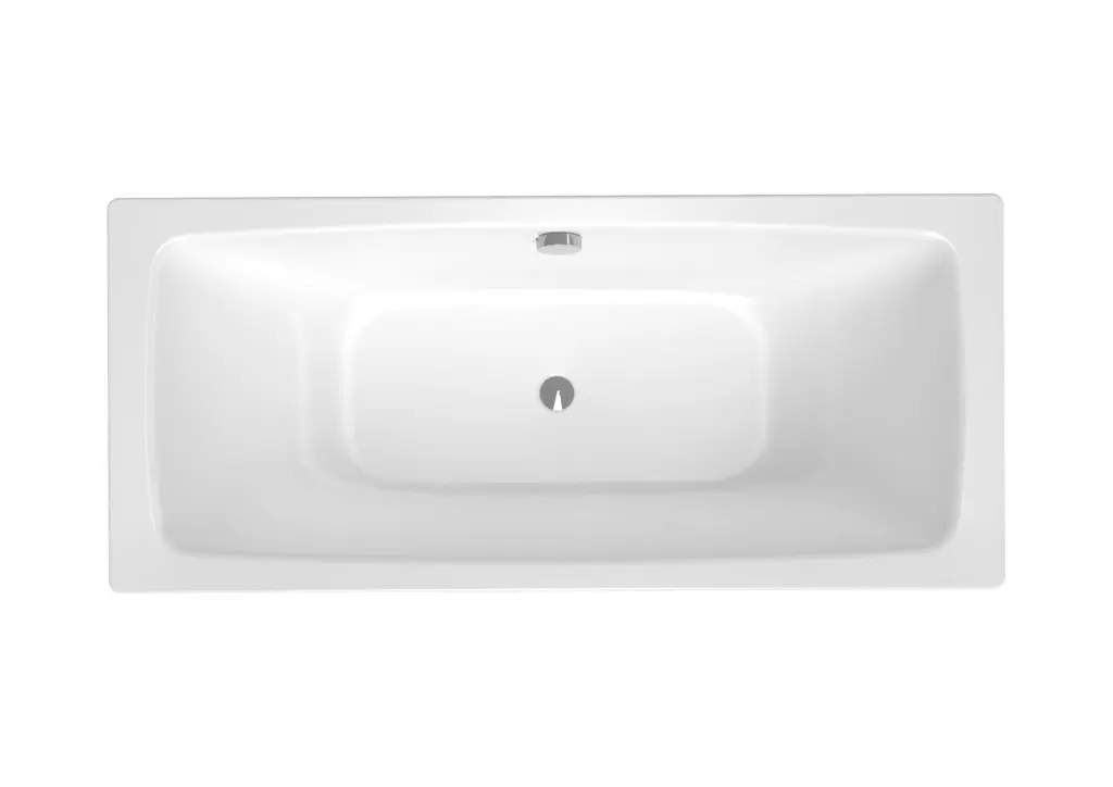 Obdélníková vana SAT Feel 180x80 cm smaltovaná ocel levá i pravá SATVFEEL180DUO SATVFEEL180DUO