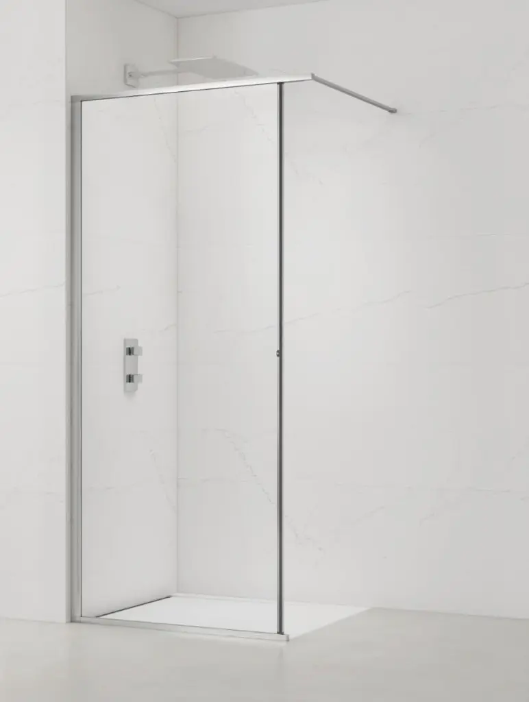 Sprchová zástěna SAT Walk-In se stírací lištou 140 cm SATWISL140 SATWISL140