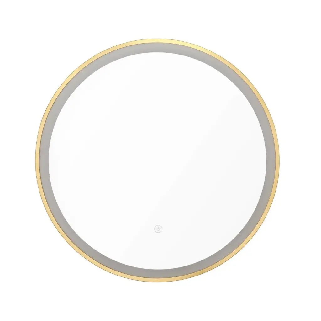 Zrcadlo se senzorem SAT 60x60 cm zlatá SATZLED60ZL SATZLED60ZL