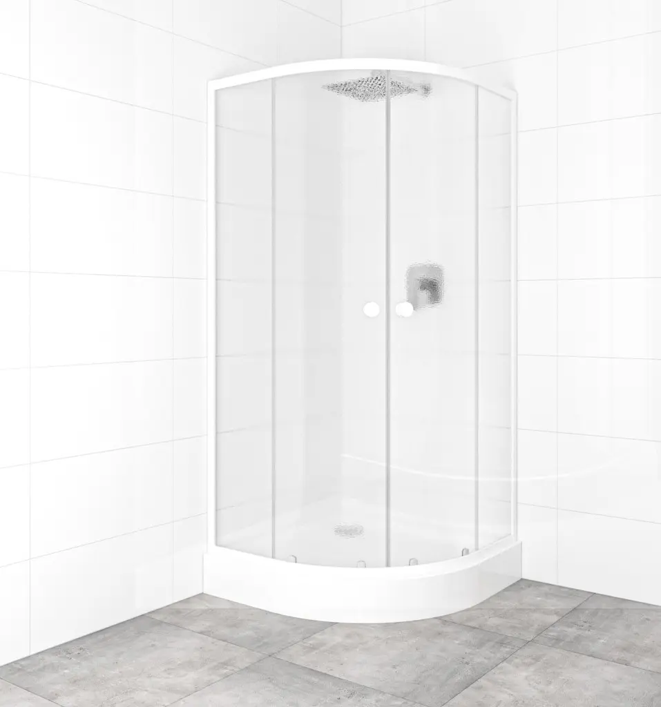 SAT Set sprchového koutu a vaničky, čtvrtkruh 90x90 cm Multi Basic SIKOBKMUS90CH0 SIKOBKMUS90CH0
