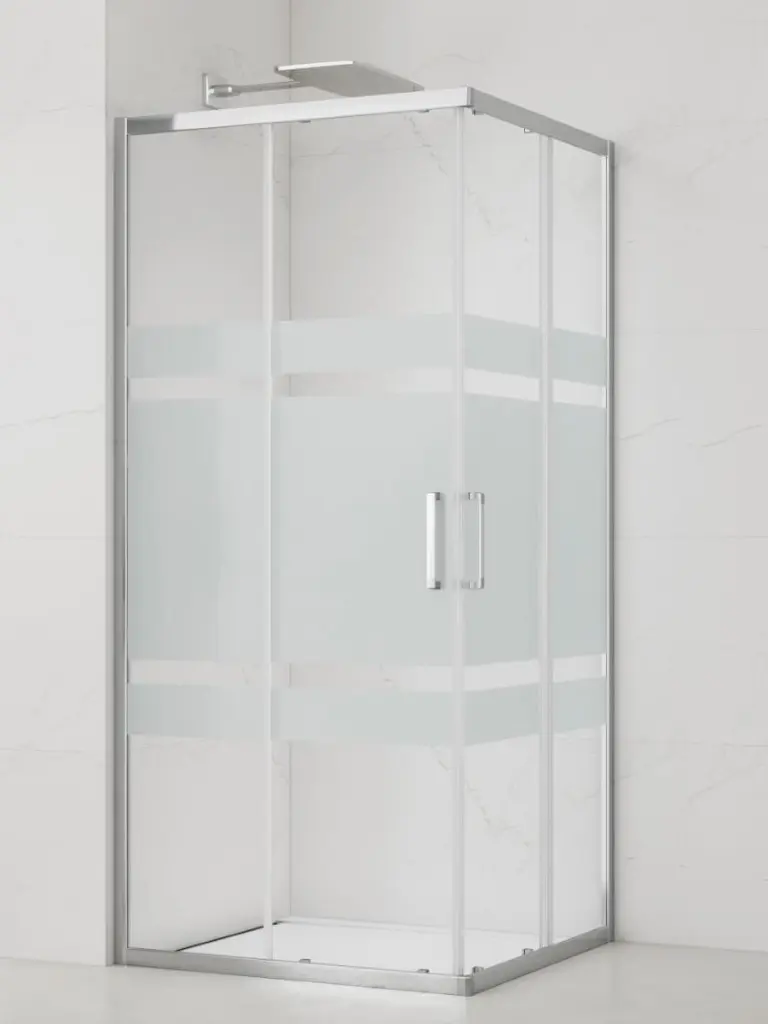 Sprchový kout čtverec 90x90 cm SAT TEX SIKOTEXQ90CRS SIKOTEXQ90CRS