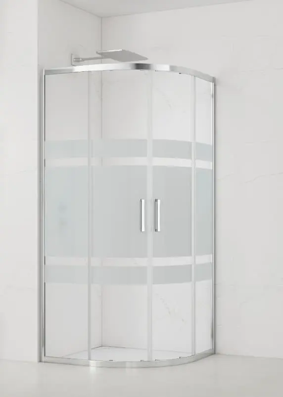 Sprchový kout čtvrtkruh 90x90 cm SAT TEX SIKOTEXS90CRS SIKOTEXS90CRS