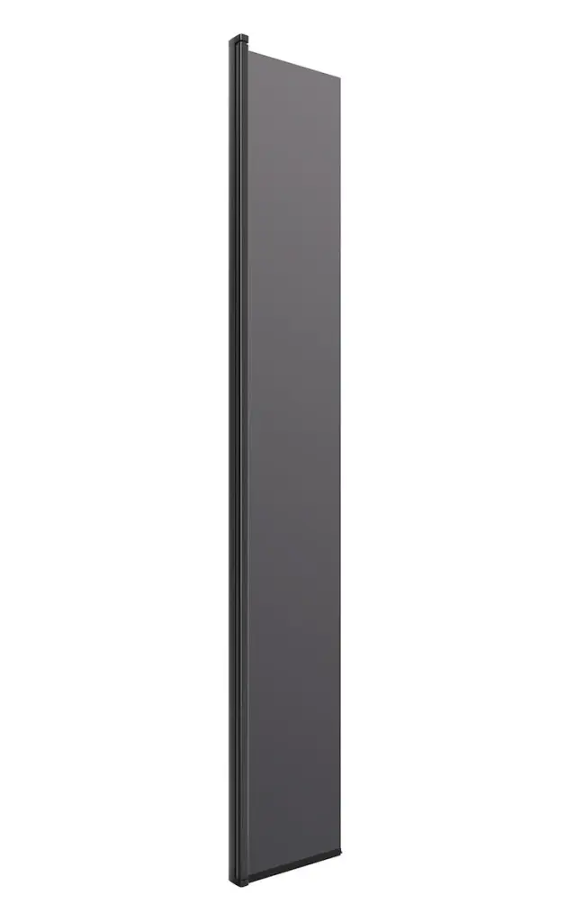 SAT Otočná zástěna 35x200cm SAT, černá, kouřové sklo, SIKOWIROZCKS SIKOWIROZCKS