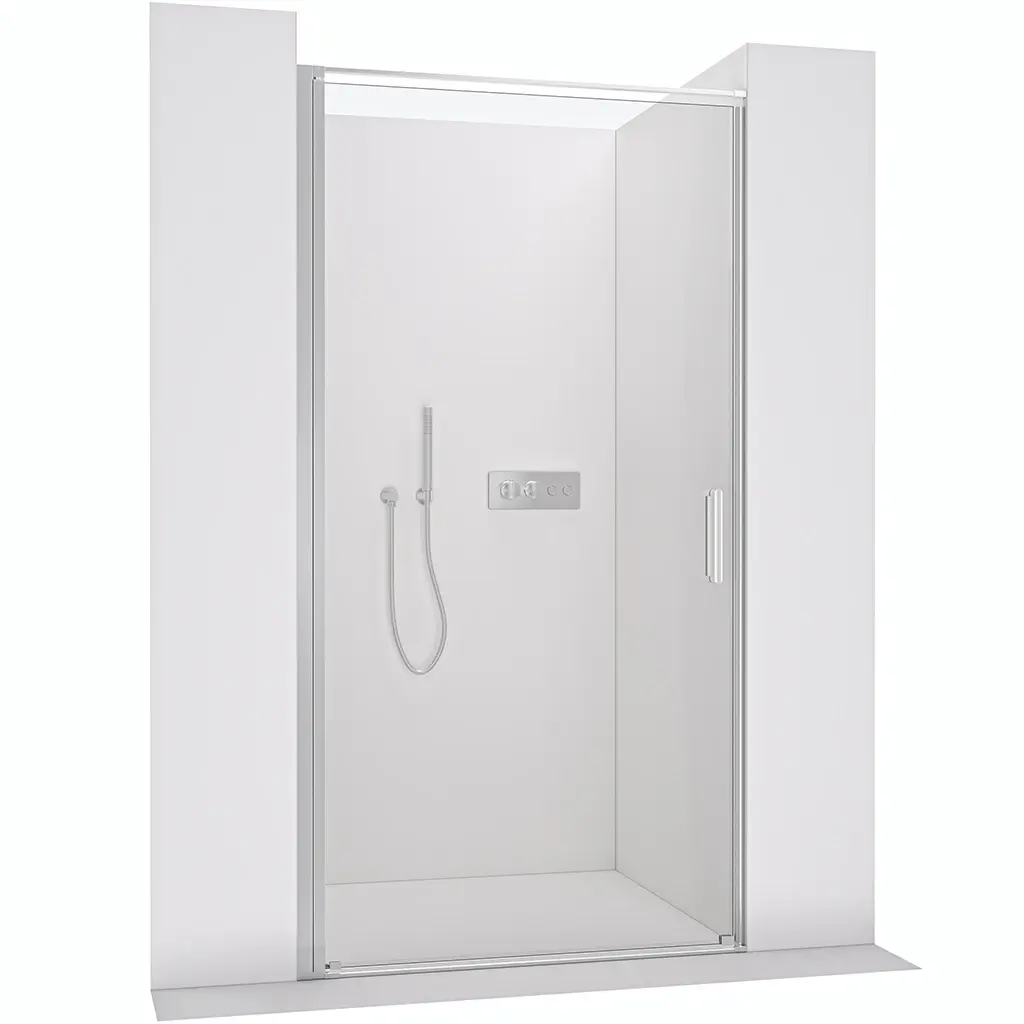 CERANO Sprchové otočné dveře Porte L/P 8 mm chrom, transparentní sklo 100x195  CER-413480