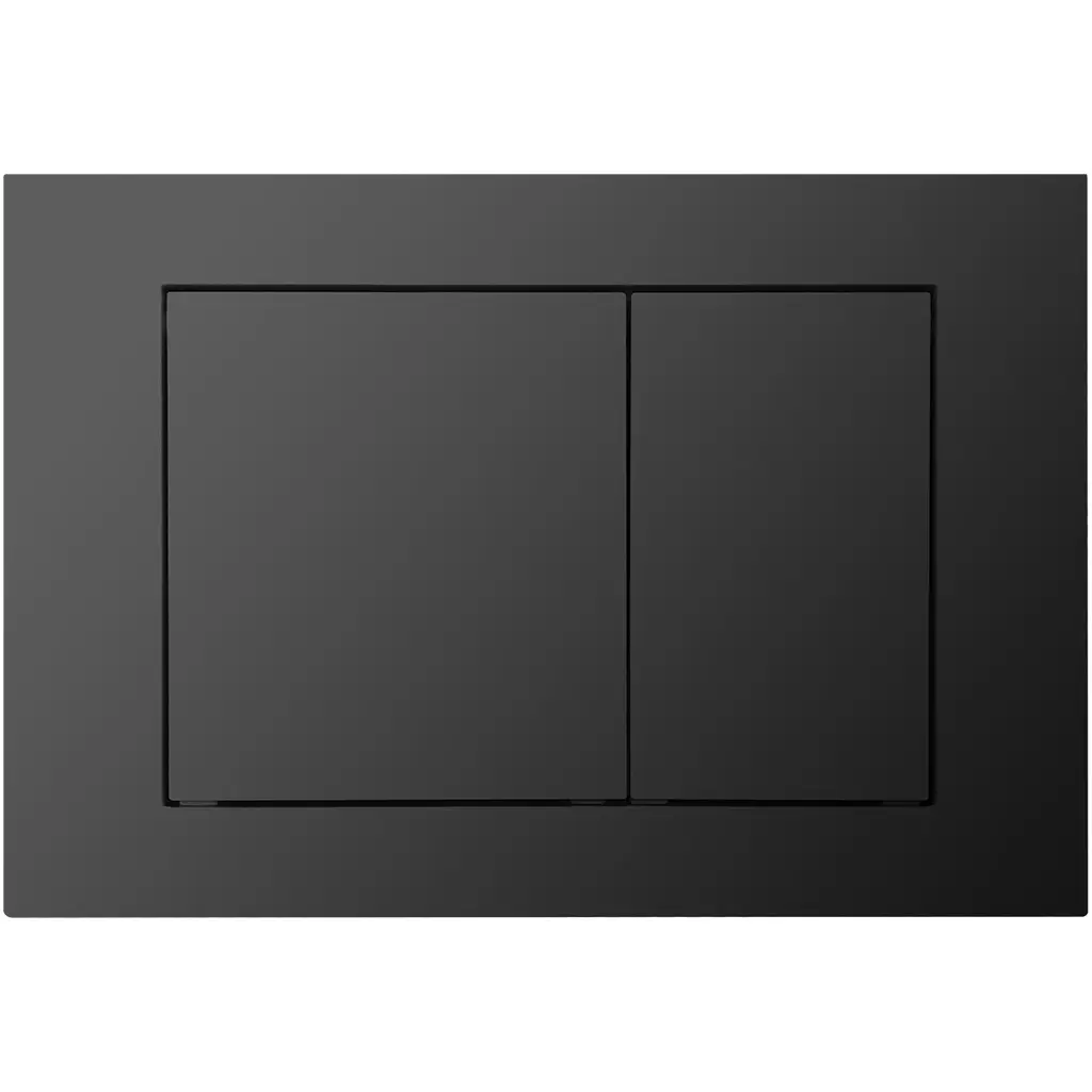 Ovládací tlačítko splachování Maxio k WC modulu Basic - ABS - černá matná