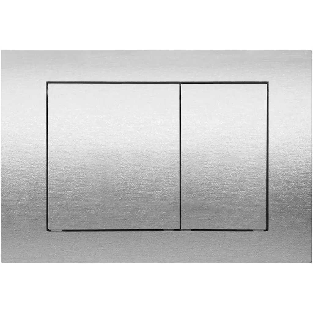 CERANO Ovládací tlačítko splachování Maxio k WC modulu Basic ABS stříbrná CER-670819