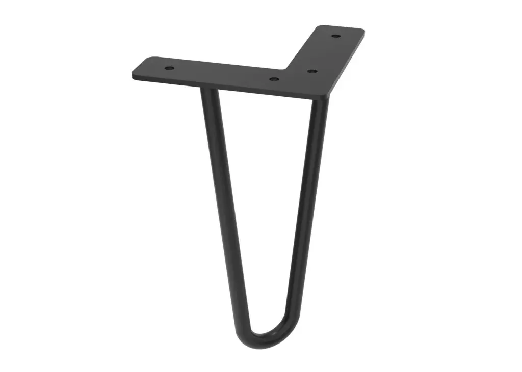 Příslušenství noha k nábytku Naturel Stilla 9x20 cm černá mat 2ks STILLAH30 STILLAH30