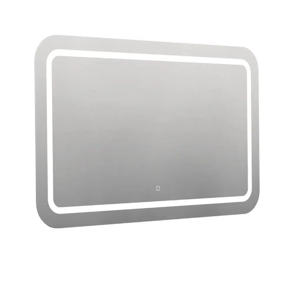 Naturel Zaoblené zrcadlo 120x70 cm s LED osvětlením, topná fólie, senzor s nastavitelnou teplotou 2700-6500K, IP44 ZIL12070KTLEDS ZIL12070KTLEDS