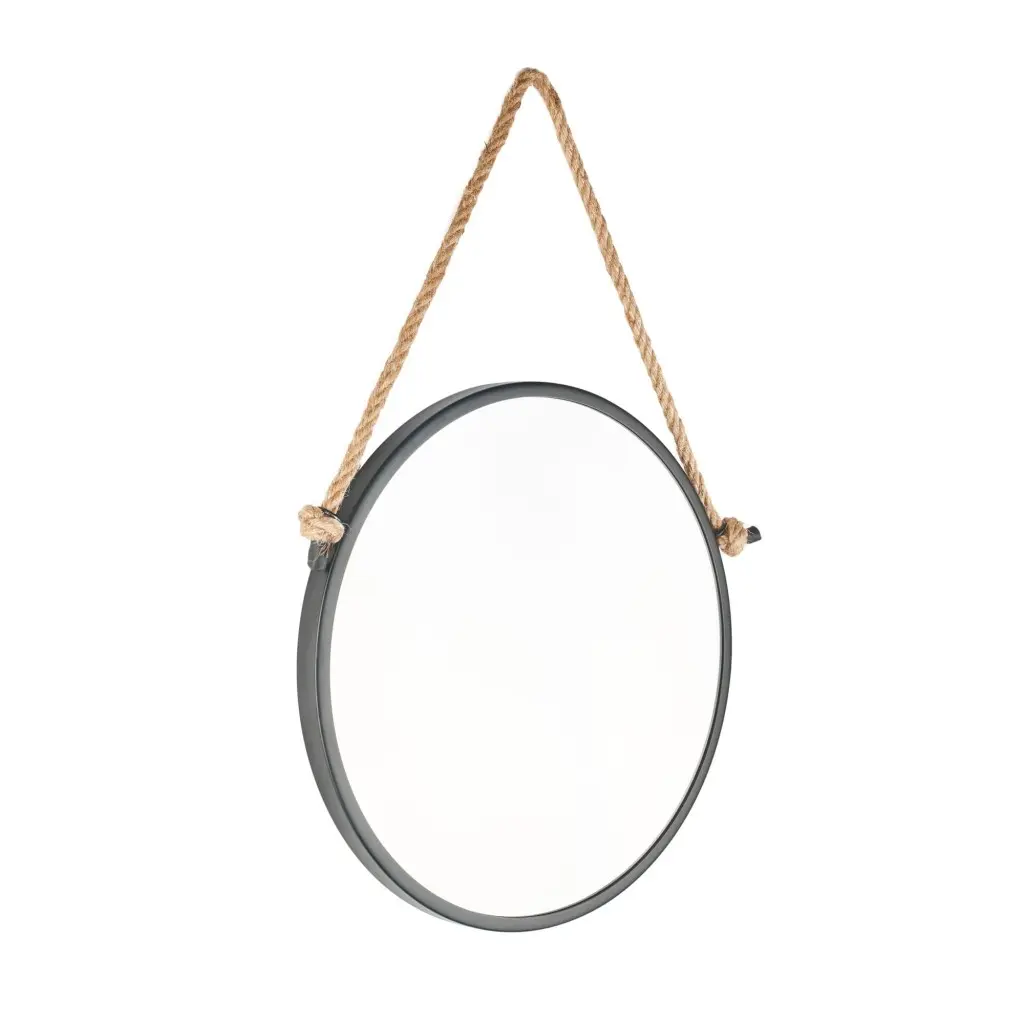 Zrcadlo Naturel 60 cm černá matná ZLAN60C ZLAN60C